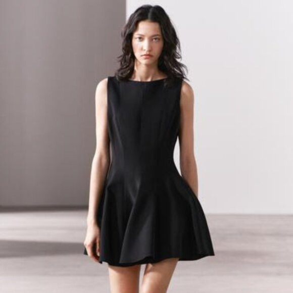 Zara ZW COLLECTION SKATER DRESS size S 4043/041 - Picture 1 of 5